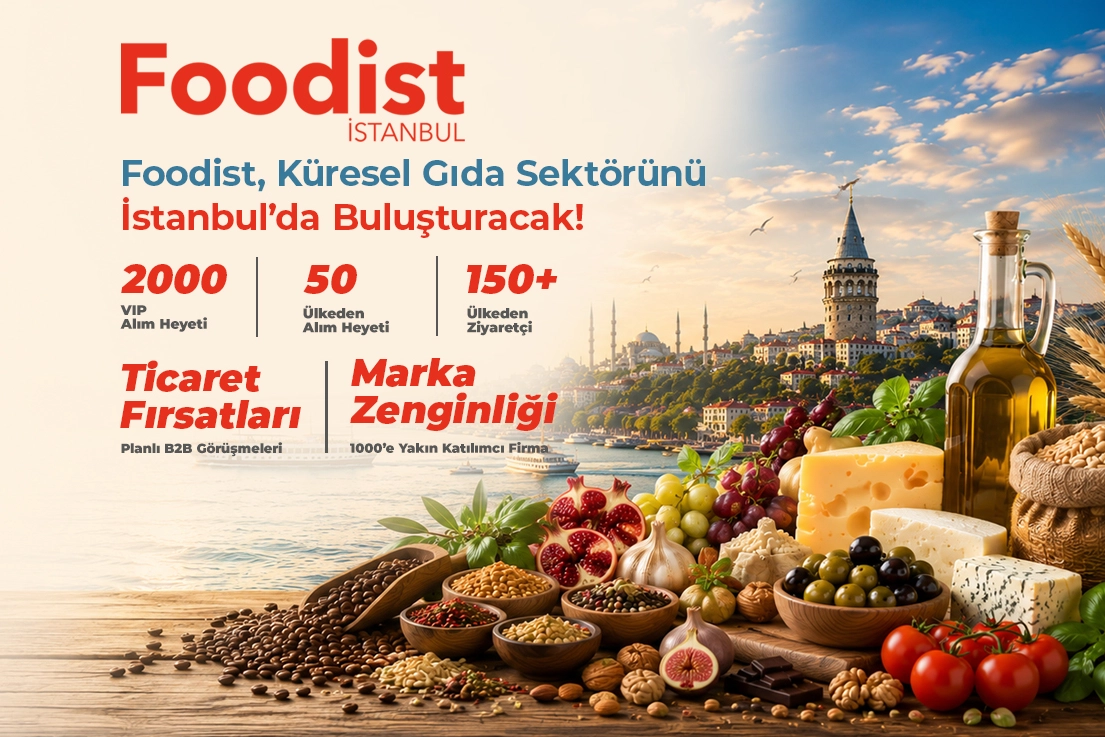 Gıda Sektörünün Geleceğine  Foodist İstanbul’da Yön Verilecek