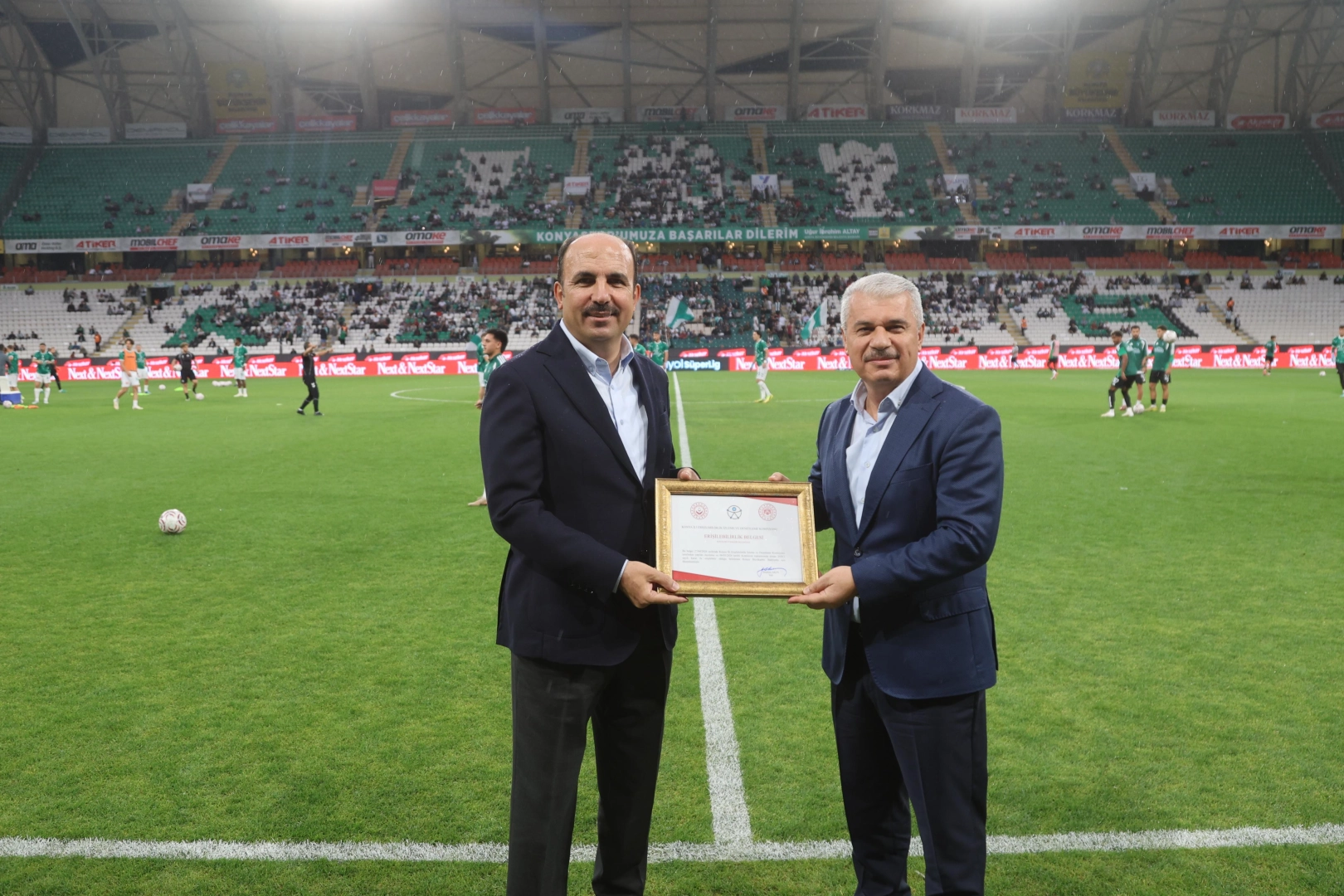 Konya Büyükşehir Belediye Stadyumu, “Erişilebilirlik Belgesi” Alan Türkiye’de İlk Stadyum Oldu