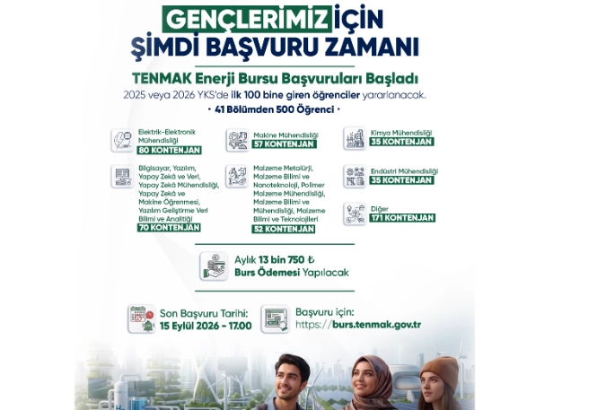 Enerji Bursuna Başvurular Başladı