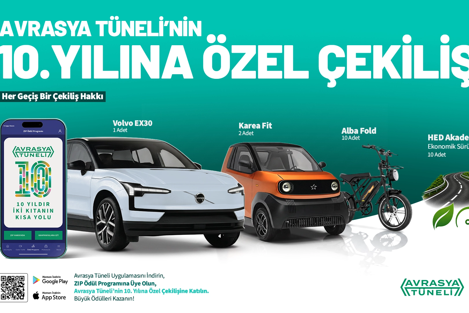 Avrasya Tüneli, Yeni Yaşını Sürdürülebilir Hediyelerle Kutluyor