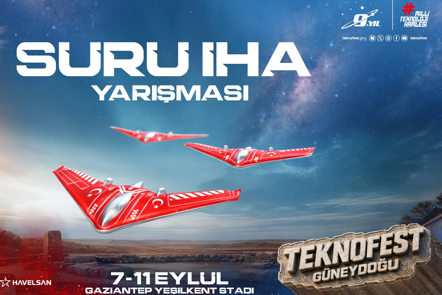 Sürü İHA’lar Gaziantep’te Yarışacak