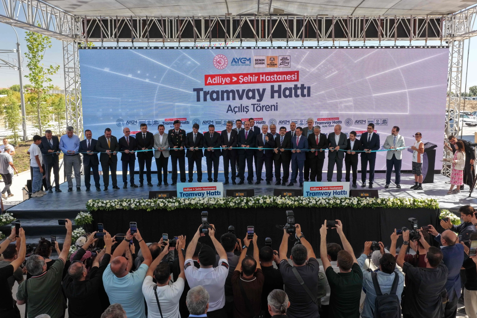 Konya’nın Raylı Sistem Ağını Güçlendirecek Adliye-Şehir Hastanesi Hattı Açıldı