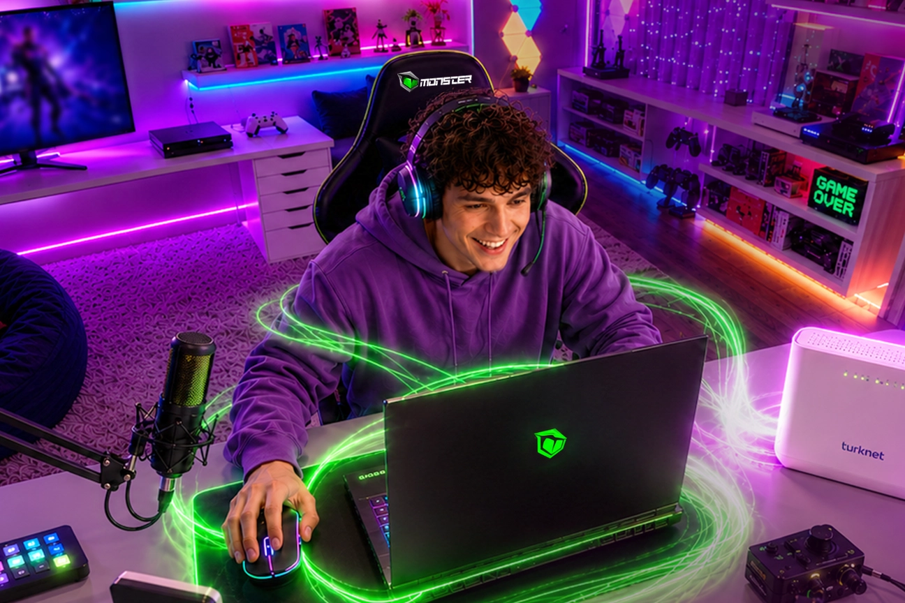 Turknet ve Monster Notebook Oyuncular için Güçlerini Birleştirdi
