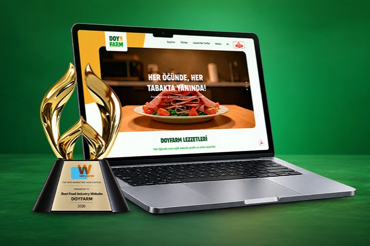 Webawards 2026 “En İyi Gıda Sektörü Web Sitesi” Ödülü Doyfarm’a ​​​​​​​